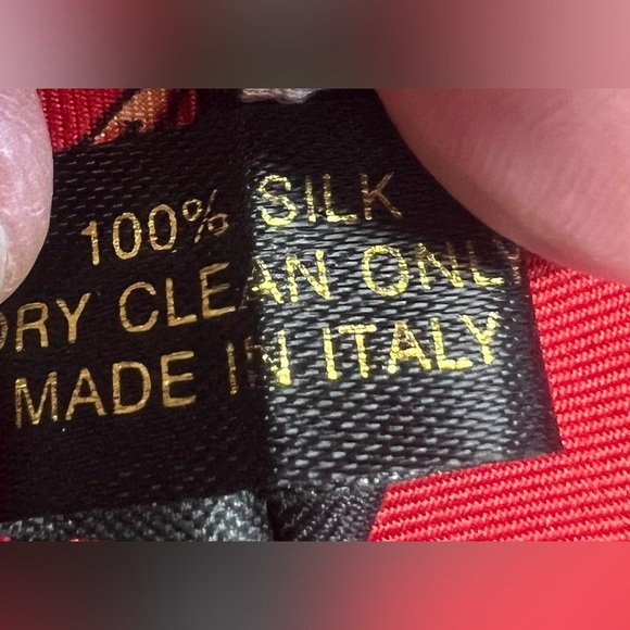 The Girls | ladies, made in Italy, silk scarf. - Picture 14 of 16
